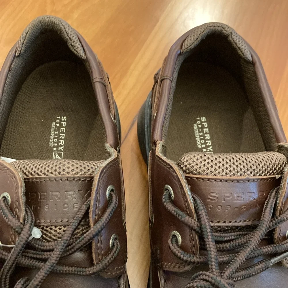 Sperry Men's Dark Brown Boat Shoes “Harpoon 2 Eye”
